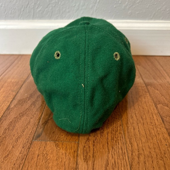 Vintage Letter A Baseball Cap Hat Men’s One Size Green A Patch - Picture 5 of 9